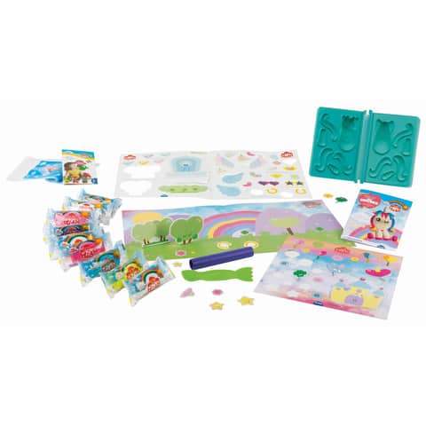 Pasta modellabile Didò modella gioca e crea con Maxi Unicorn - 450 g - F362700